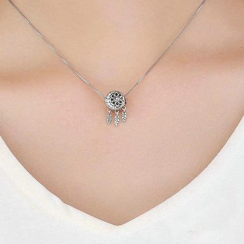 Blue Dream Catcher Charm