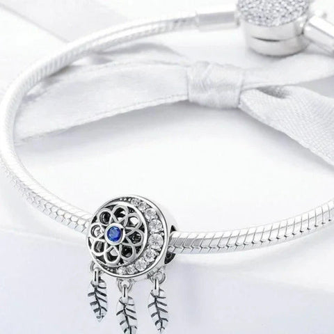 Blue Dream Catcher Charm