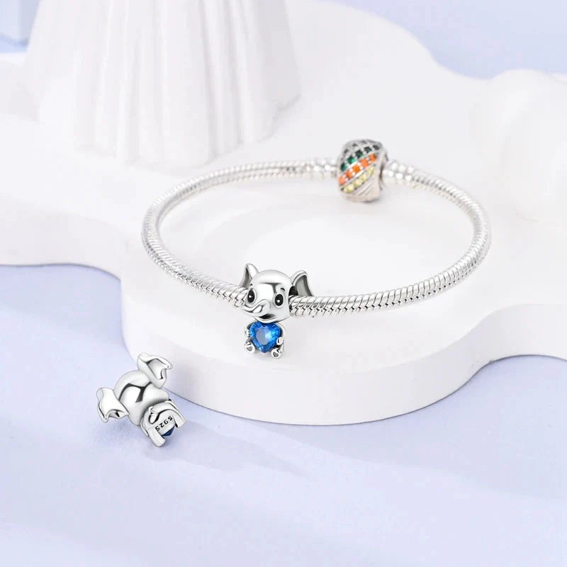 blue-elephant-charm charm Pandora Jewelry affordable fits bracelet