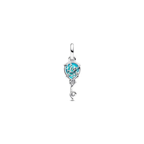 Blue Murano Glass Balloon Dangle Charm