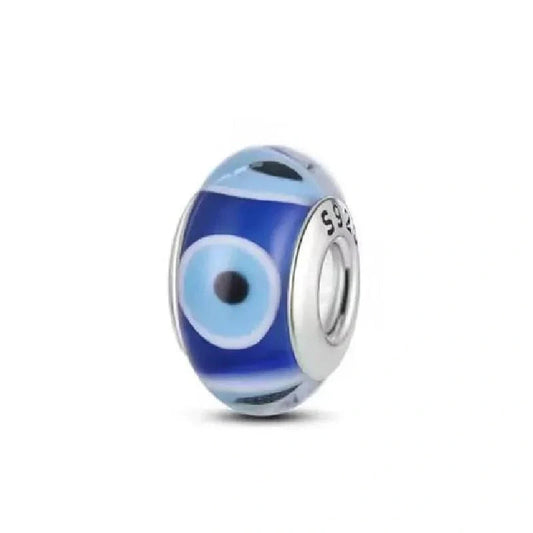 Classic Blue Pool Ball Charm in Sterling Silver