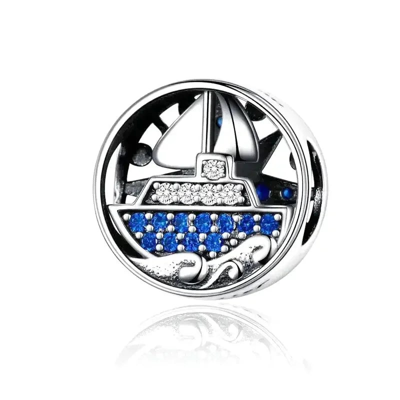 boat-charm Pandora charm Jewelry fits bracelet affordable