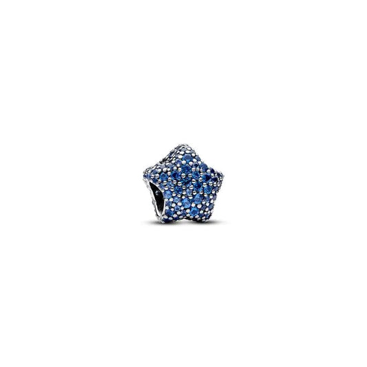 Star charm with bold pavé details, designed to bring a touch of stardust to charm bracelets