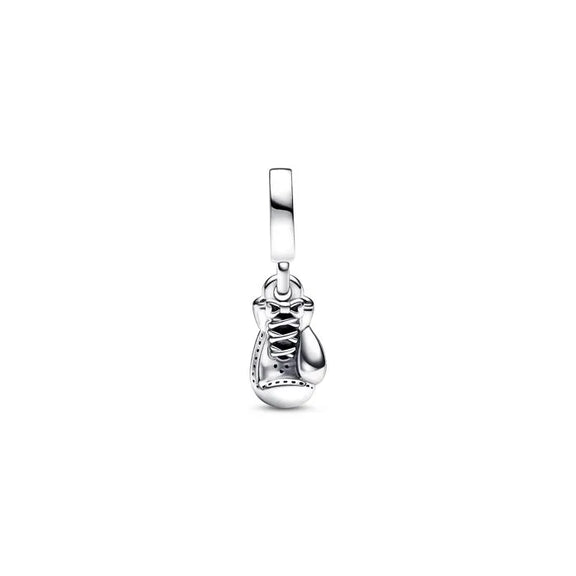 Boxing Glove Dangle Charm - Dangle charm with boxing glove design, a sporty accessory for charm bracelets