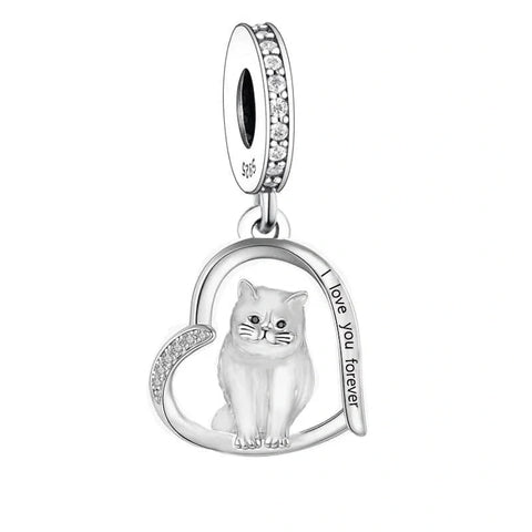 British Shorthair Cat Dangle Charm - British Shorthair Cat Dangle Charm
