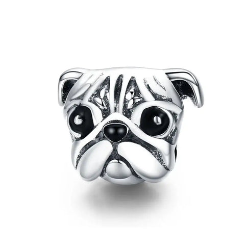 Bulldog Face Charm - Bulldog Face Charm