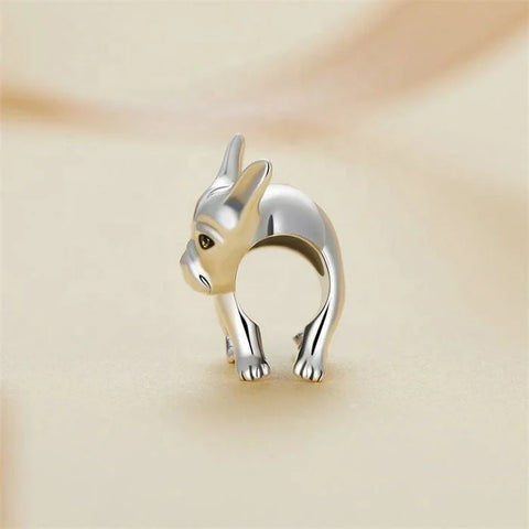 jewlouli bulldog pandora charm jewelry fits pandora bracelet