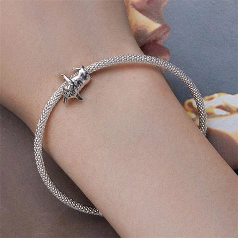 jewlouli bulldog pandora charm jewelry fits pandora bracelet