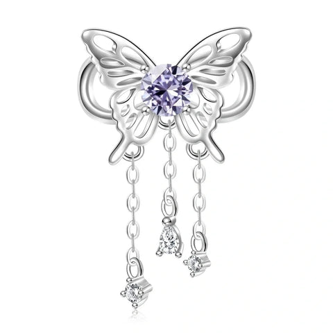 jewlouli butterfly birthstone dangle charms jewlouli jewelry fits pandora bracelet