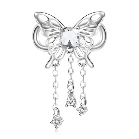 Butterfly Birthstone Dangle Charms - Butterfly Birthstone Dangle Charms