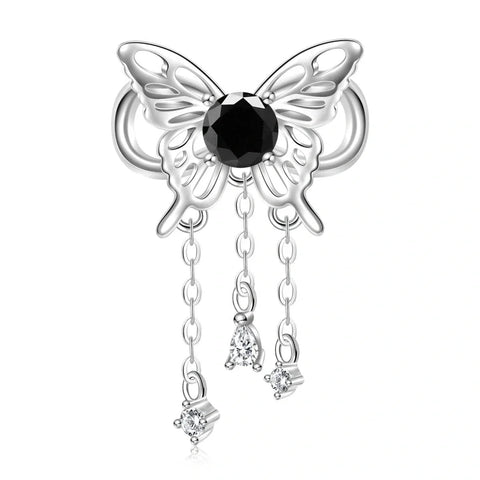 Butterfly Birthstone Dangle Charms - Butterfly Birthstone Dangle Charms