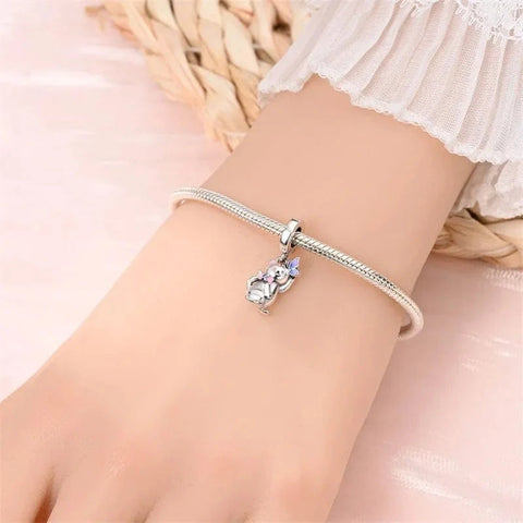 Butterfly Kitten Dangle Charm - Butterfly Kitten Dangle Charm