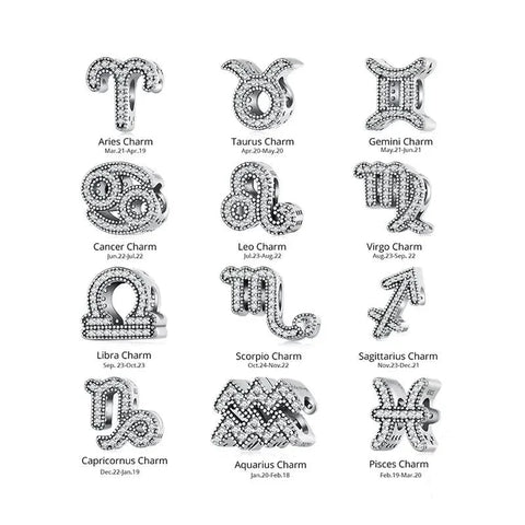 Sparkling Taurus Charm