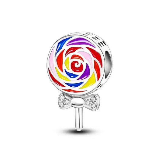 lollipop Swirl Charm