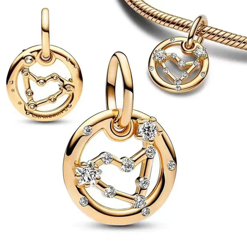 Capricorn zodiac dangle charm in Pandora Shine, perfect for adding a personal astrological touch