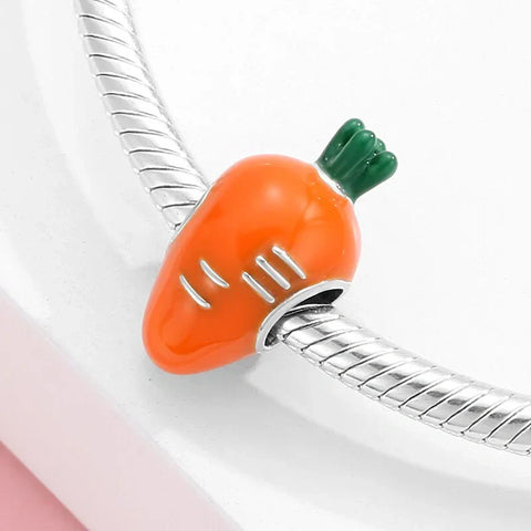 carrot fits Pandora bracelet affordable Jewelry charm