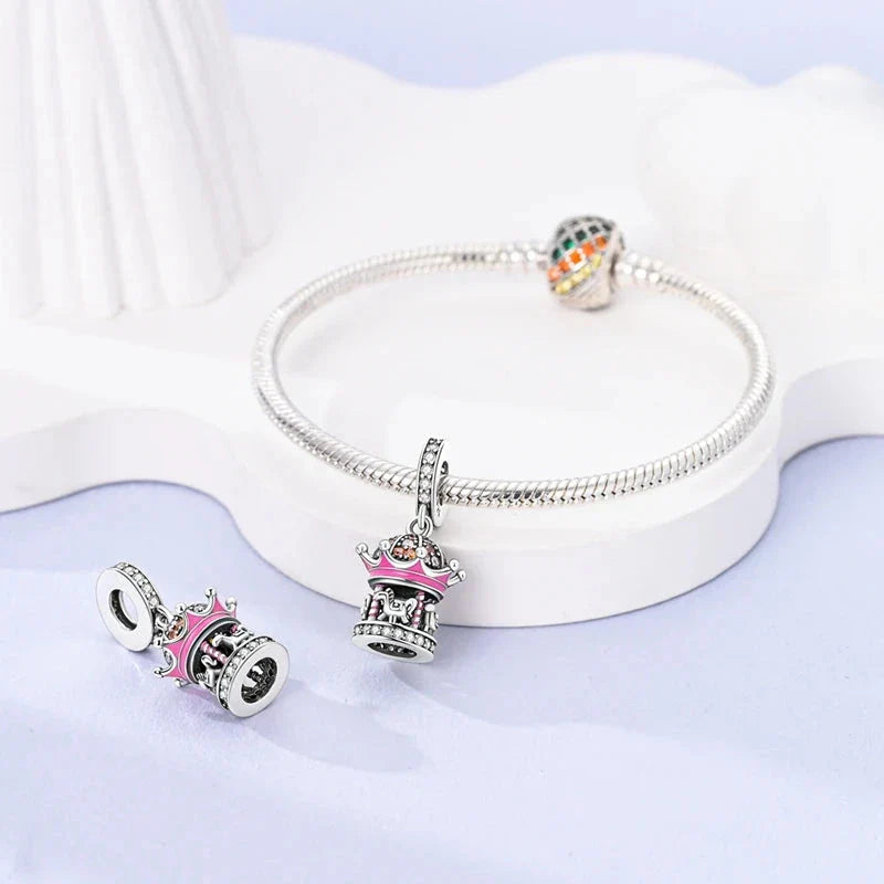 carrousel-charm Jewelry charm fits Pandora bracelet affordable