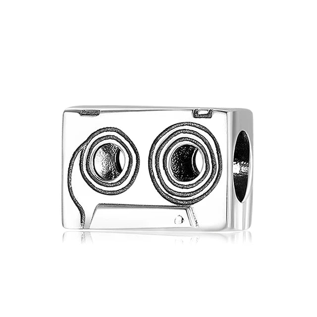 cassette-tape Pandora charm fits bracelet affordable Jewelry