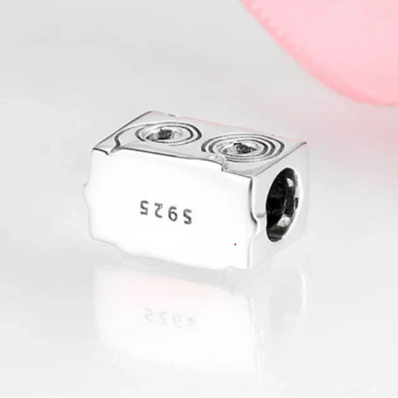 Cassette Tape Charm - cassette-tape Jewelry Pandora fits bracelet charm affordable