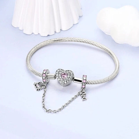 jewlouli cat fish bone safety chaincharmjewlouli jewelry fits pandora bracelet