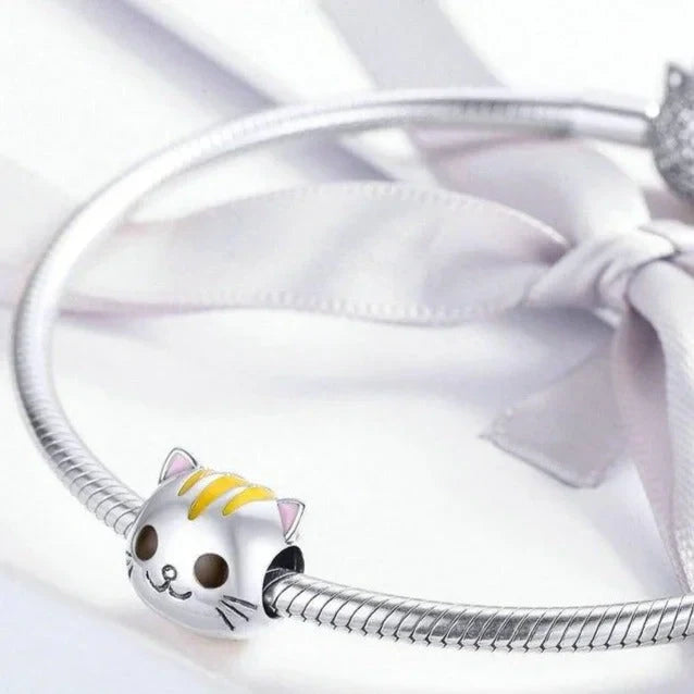 cat-head charm affordable Pandora Jewelry fits bracelet