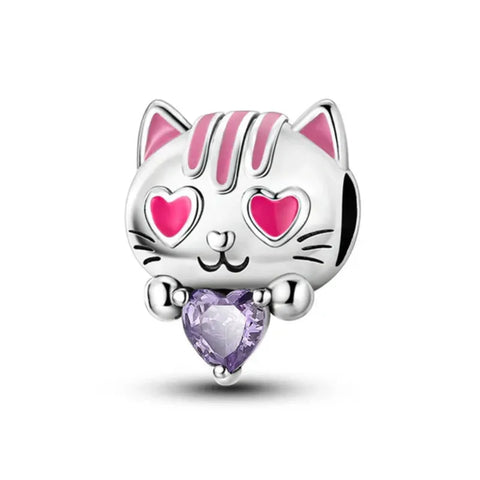 Cat Heart Love Charm - Cat Heart Love Charm