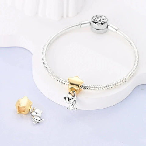 Cat Star Charm