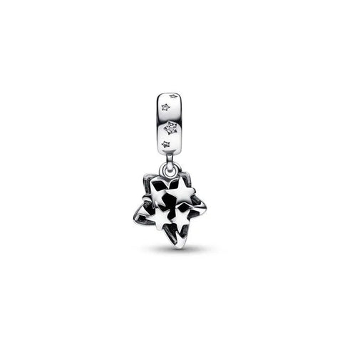 Celestial Galaxy Star Murano Dangle Charm - Celestial Galaxy Star Murano Dangle Charm