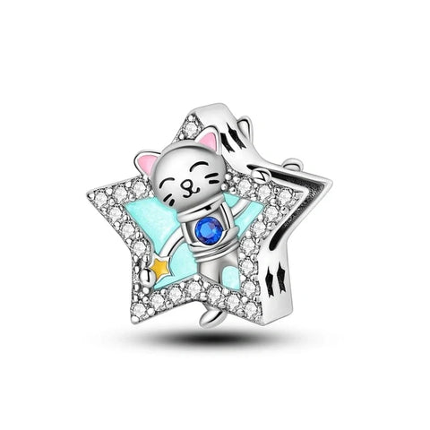 jewlouli celestial kitty in star pandora charm jewelry fits pandora bracelet