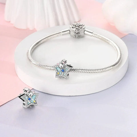 jewlouli celestial kitty in star pandora charm jewelry fits pandora bracelet