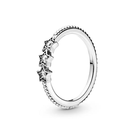 Celestial Stars Ring STERLING SILVER CZ