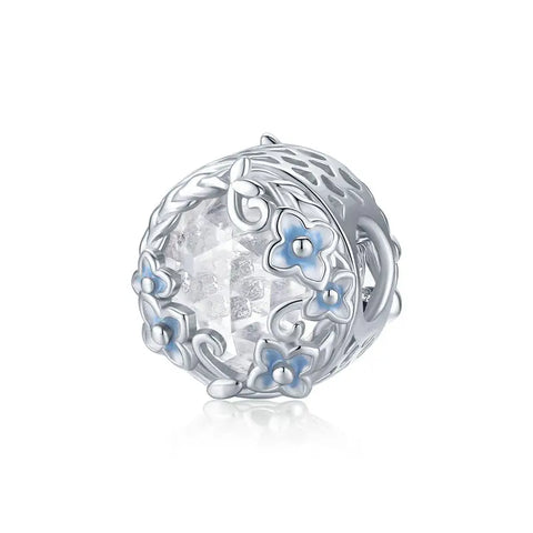 Celestial Blue Flower Charm - Celestial Blue Flower Charm