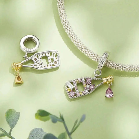 Champagne Bottle Charm - Champagne Bottle Charm