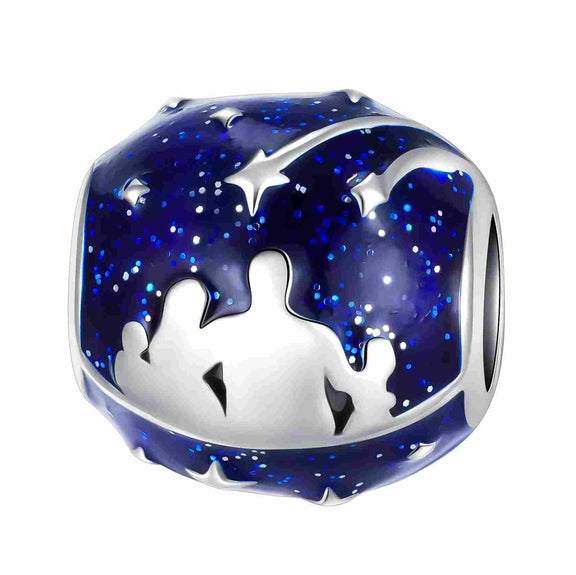 Sterling Silver Family Starlight Charm - Sterling Silver Family Starlight Charm