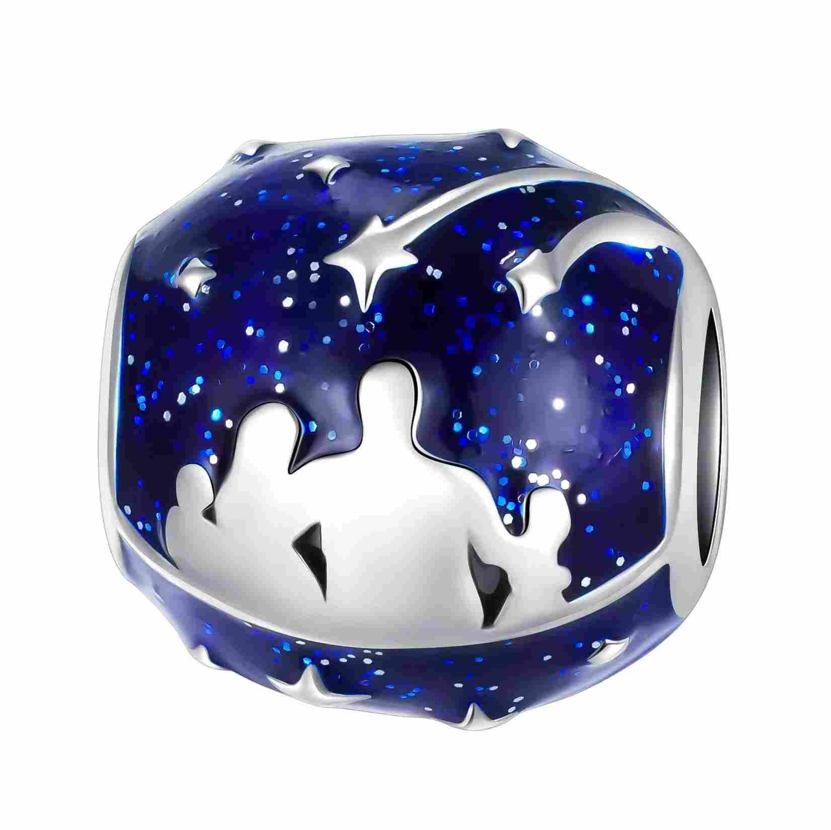 Sterling Silver Family Starlight Charm