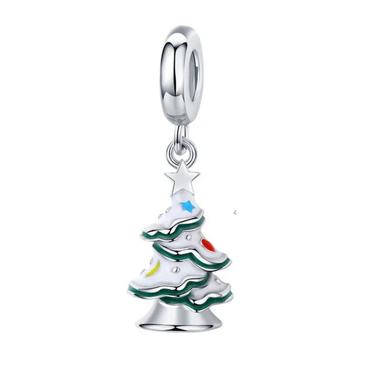 christmas-tree-charm Jewelry fits Pandora bracelet affordable charm