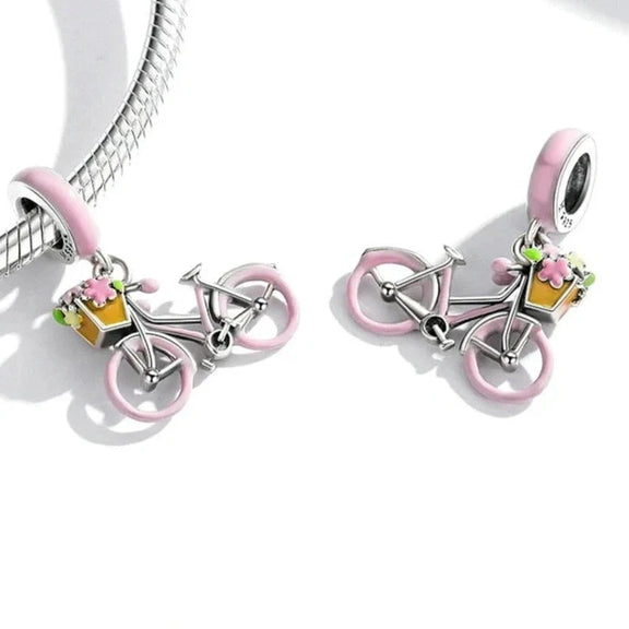 City Bike Charm - city-bike-charm charm Pandora fits bracelet affordable Jewelry