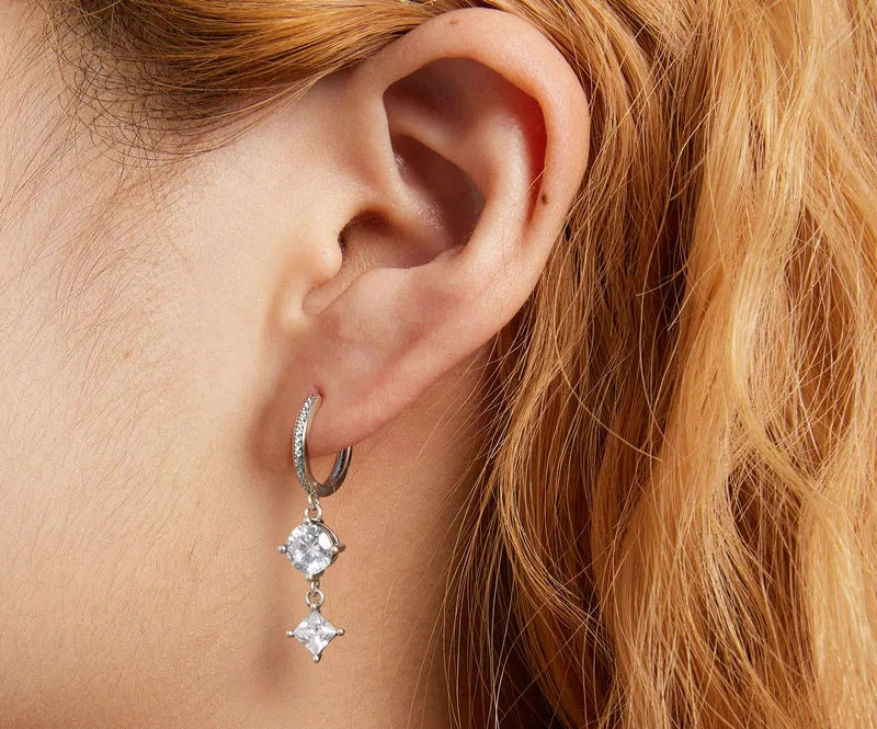 Classic Silver Dangle Earrings