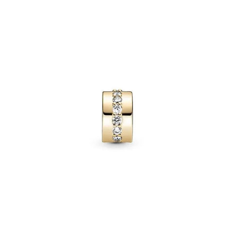 Clear Sparkling Row Clip - k plated - Clear Sparkling Row Clip - k plated