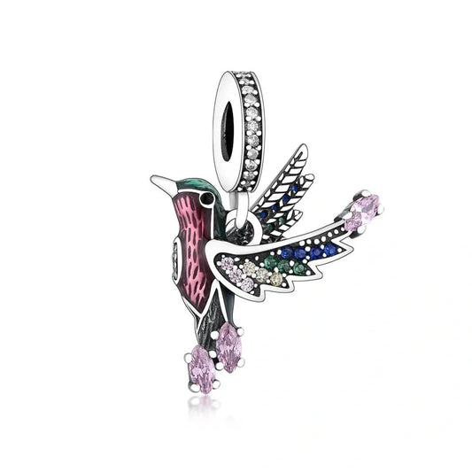 jewlouli colibri dangle charm jewlouli jewelry fits pandora bracelet