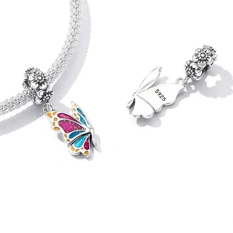Colored Butterfly Charm