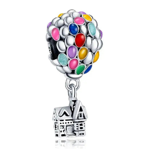 Colorful Hot Air Balloon Charm - Colorful Hot Air Balloon Charm