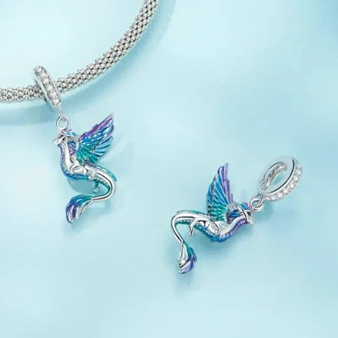 Colorful Dragon Charm