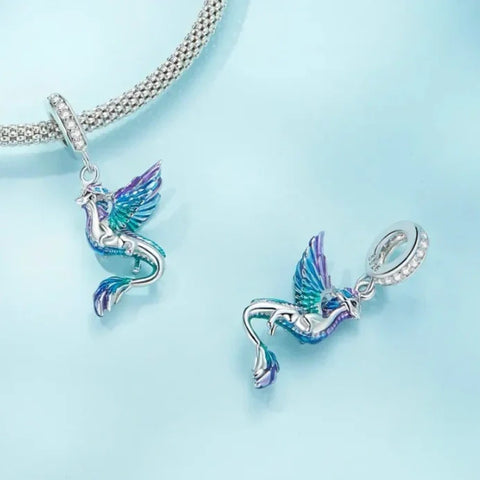 colorful-dragon-charm Pandora affordable charm Jewelry fits bracelet