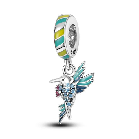 Hummingbird Blue Charm