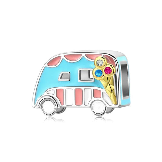 Colorful Ice Cream Truck Charm