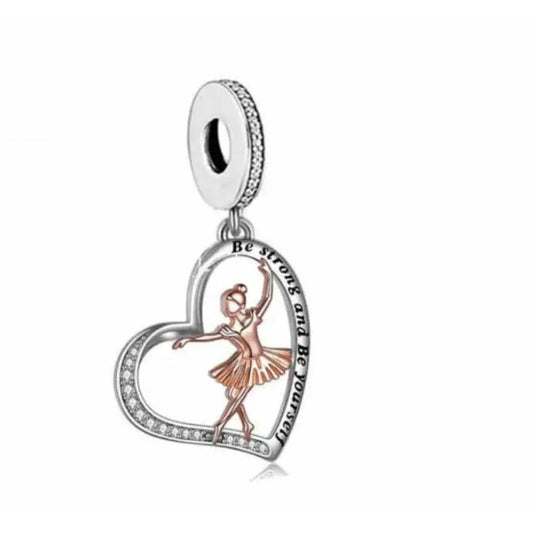 Copy of  Sterling Silver Two Tone Ballerina