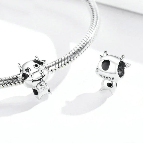 Corrina the Cow Charm - cow charm Pandora Jewelry fits bracelet affordable