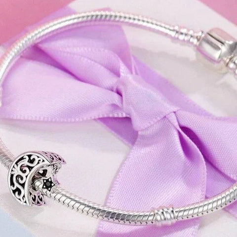Crescent Moon And Star Charm - Crescent Moon And Star Charm