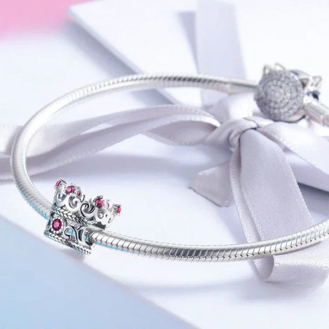 crown-charm fits Pandora bracelet Jewelry affordable charm